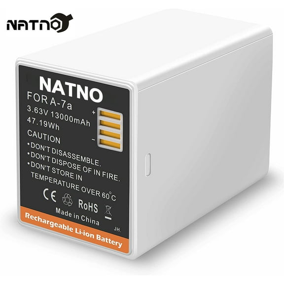 3.63V 13000mAh A-7a Replacement Extended Battery for Arlo Pro 3 XL/ 4 XL, Ultra XL/ 2 XL, Pro 3 Floodlight, Pro 4 XL Spotlight, GO 2 Camera VMC4041P VMC4050P VMS4352P VMA5410 VMC5040 VML2030 FB1001