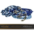 thumbnail image 3 of Men's Adjustable Nautical Anchor and Fish Hook Wrap Cuff Bracelets - Available in a Variety of Finishes and Colors - Made of Nylon Rope, 3 of 5