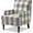 Gery, variant on Mid Century Modern Accent Chair, Upholstered Comfortable Living Room Chair,Armchair, Stylish Accent Furniture for Bedroom Office, Neutral Home Decor Chair (Blue-and-White Porcelain Fabric)