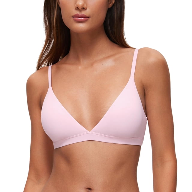 Bralette CRZ YOGA Softhold Sin Aros Ajustable Rosa L