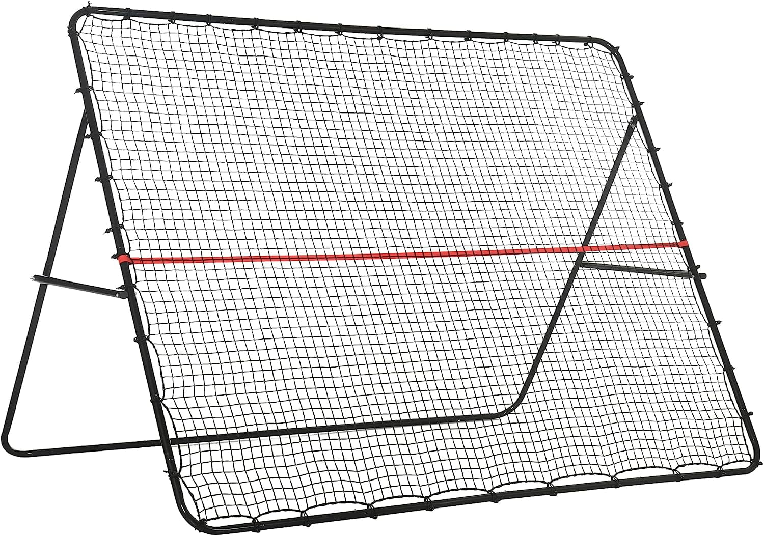 Soccer Rebounder Net, Adjustable and Foldable MultiSport Training Bounce Back Net, Target Goal