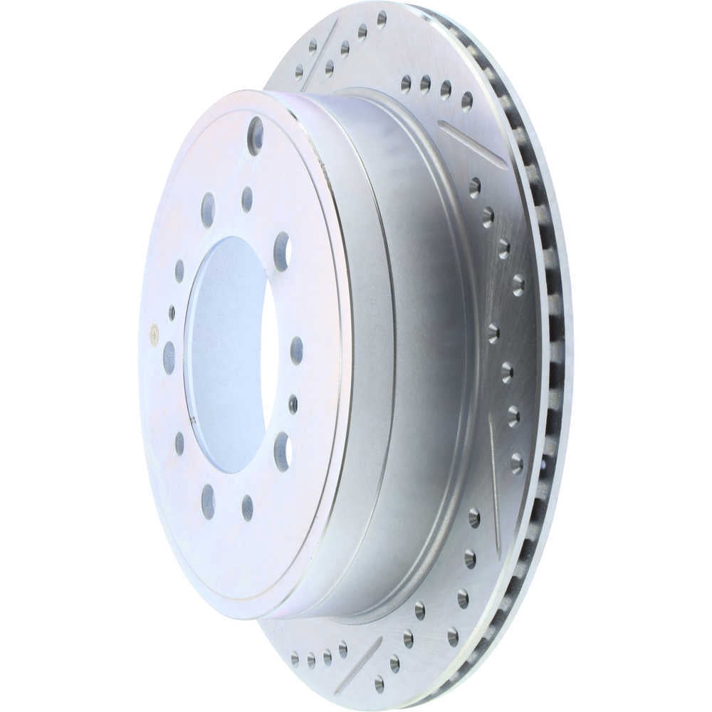 StopTech 227.44157R Select Sport Drilled and Slotted Brake Rotor; Rear Right, improved looks and
