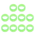 thumbnail image 2 of 10X Barber Hair Scissors Finger Rings Grips Inserts 2.2 cm Green, 2 of 8
