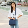 thumbnail image 2 of Bandolera Travelon Anti-Theft Metro Navy Heather, 2 of 9