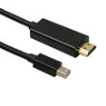thumbnail image 2 of Simyoung Mini DisplayPort to HDMI Cable Mini DP to HDMI DP 6 Feet Thunderbolt Port Compatible MacBook Air/Pro, Microsoft Surface Pro/Dock, Monitor Project Video Black, 2 of 7