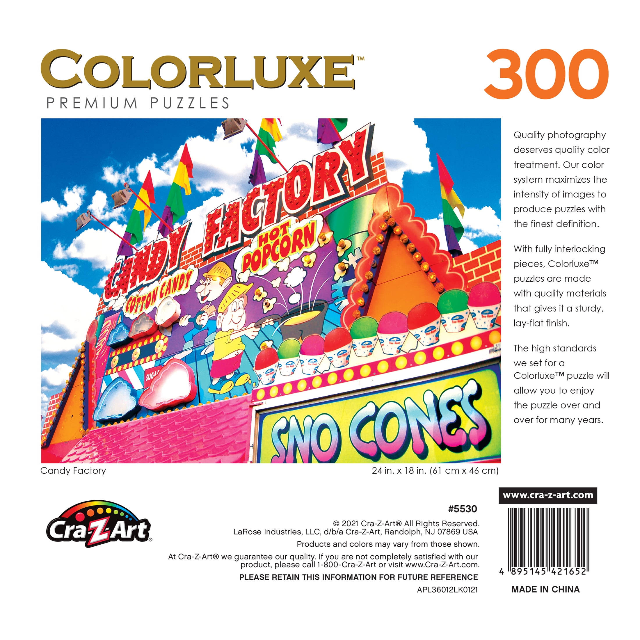 COLORLUXE CANDY FACTORY ジグソーパズル 1500 COLORLUXE CANDY FACTORY ジグソーパズル 1500