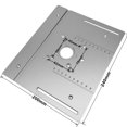 thumbnail image 2 of Placa De Enrutador Accesorios de placa de inserción de aleación de aluminio Enrutadores de metal Banco Suministros de carpintería Tmvgtek Para estrenar, 2 of 6