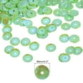 thumbnail image 2 of Loose Sequins Iridescent Sequins 2400Pcs Cup Sequins Embroidery Sequins for Jewelry Making Crafts Sewing,Green, 2 of 5