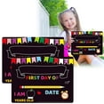 thumbnail image 2 of MOQIN First Day and Last Day of School Chalkboard Sign, Reusable Wooden 1st Day of Preschool/Kindergarten Photo Props,10 x 12 Inch Back to School Decorations, 2 of 9