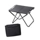 thumbnail image 5 of Mesa plegable Igt para exteriores, muebles portátiles, estables y plegables. Negro, 5 of 9