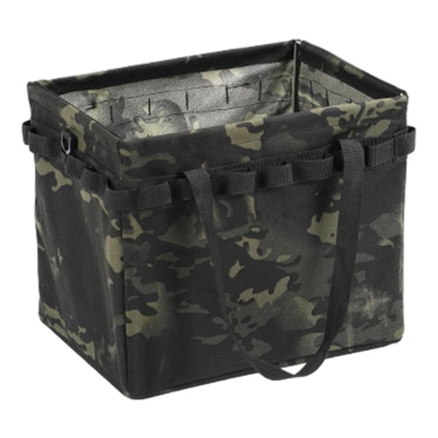 Bolsa organizadora de contenedores plegable multifunción para picnic doméstico camuflaje oscuro