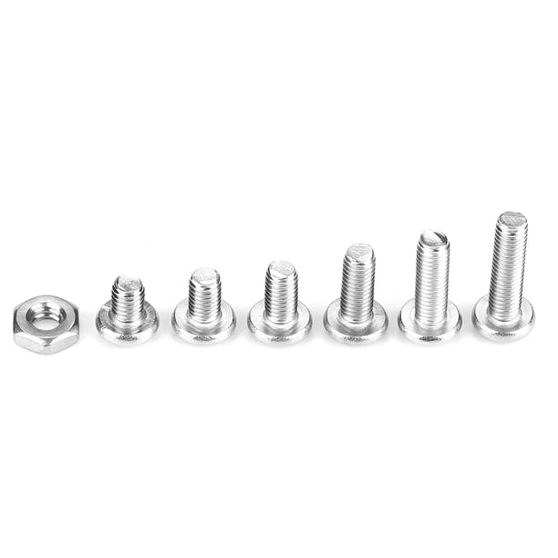 Tornillos De Madera De Acero Inoxidable De 140 Piezas Kit De Surtido, #10-32 Phillips Pan Con Tornillos De Metal Tornillos De Auto-tocado