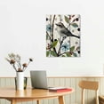 thumbnail image 3 of COMIO Bird On The Branch Abstract Canvas Wall Art For Living Room Wall Decor For Bedroom Kitchen Decorations Abstract Hang Posters Canvas Prints Artwork Modern Framed Bathroom Home Decoration, 3 of 5