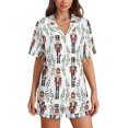 thumbnail image 1 of Sdmnsg-T Ensemble de Pyjama Coloré de Baseball et Golf pour Femmes, Ensemble de Pyjama Deux Pièces à Manches Courtes, 1 of 8