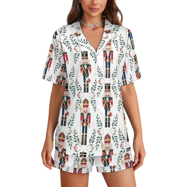 Sdmnsg-T Ensemble de Pyjama Coloré de Baseball et Golf pour Femmes, Ensemble de Pyjama Deux Pièces à Manches Courtes