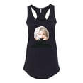 thumbnail image 2 of Wild Bobby, Hip Marilyn Monroe Portrait Classic Beauty Pose, Famous People, Women Racerback Tank Top, Black, Small, 2 of 4