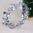 thumbnail image 5 of 2 rollos de guirnaldas de oropel de estrellas brillantes con alambre para árbol de Navidad, cumpleaños, fiesta, adorno festivo, 5 of 5