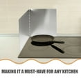 thumbnail image 3 of Masteelf 2 Sided Foldable Stainless Steel Splatter Guard for Frying Oil Splatter Board Kitchen Stovetop Splatter Guard Set, 3 of 8
