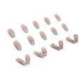 thumbnail image 4 of 24 piezas de ballet largo Manucure Dgrad Paillettes Amour Diamant Manucure portátil Pice Manucure Faux Ongles, 4 of 5