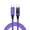 Purple, variant on Yammee USB C to USB C Cable 100W Fast Charging Cable 480Mbps Data Cord With Digital Power Display For Laptops, Phones, Tablets
