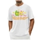thumbnail image 5 of Camisa Casual de Cuello de la Tripulación de la Impresión de Pascua de Manga Corta de Verano Top Ligero de Poliéster para los Hombres, Camiseta de Manga Corta para el Uso Diario de Primavera Verano, 5 of 9