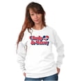 thumbnail image 5 of Chula and Sassy Cute Proud Dominicana Women Crewneck Sweatshirt Brisco Brands S, 5 of 5