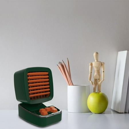 

Air Conditioner Fan Portable Air Cooler Small Desktop Fan Personal Table Fan Rotating Fan Quiet Personal Fan Ac Fans for Rooms Wall Fans Oscillating Cordless Fan for Bedroom Fan for Car without Air