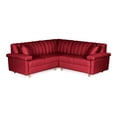 thumbnail image 2 of Sala Esquinera de Lino Rojo Makora Modelo Miller, 2 of 8