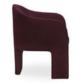 thumbnail image 3 of Moe's Home Collection CLARA Fabric Dining Chair Purple Color, 3 of 6