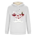 thumbnail image 4 of EchfiProm Fleece Hoodies for Men Graphic Heavyweight Christmas Wine Glasses Pullover Hooded White Xmas Outdoor Mens Sweatshirt XL, 4 of 5