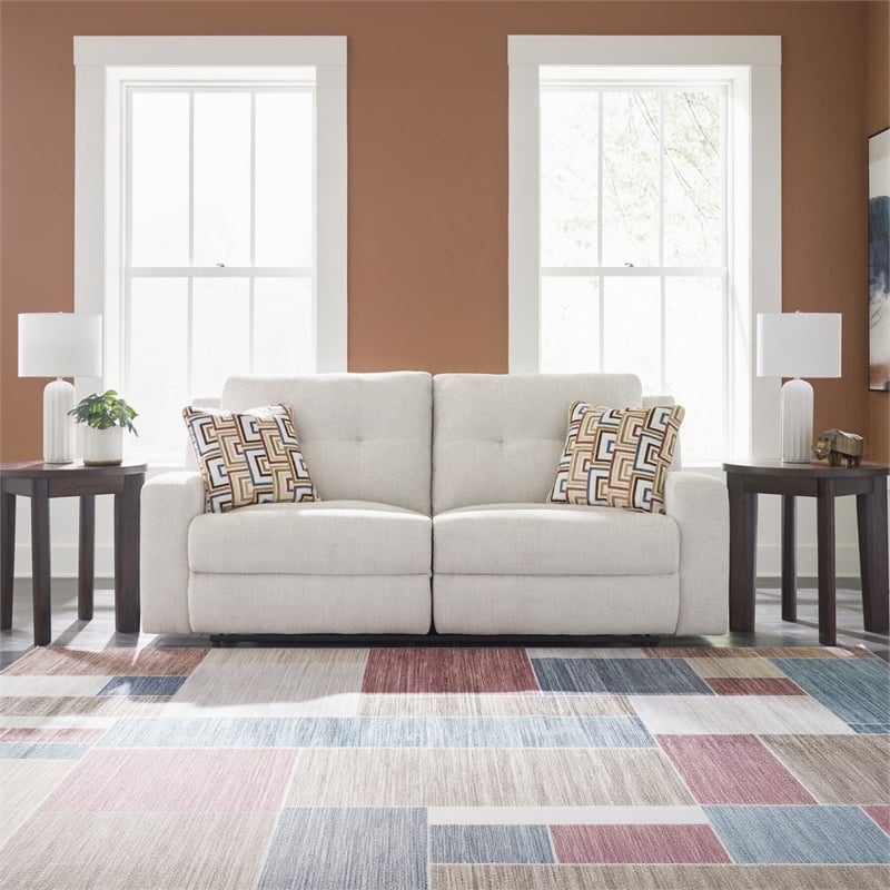 Signature Design by Ashley Danum Beige Reclining Sofa