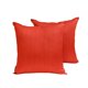 thumbnail image 1 of Funda de almohada lumbar de lujo HomeCentric, color naranja, paquete de 2, 50 x 65 cm (20 x 26 pulgadas), funda de almohada rectangular lisa y lisa de seda artística, estilo moderno liso - Lujo, 1 of 5