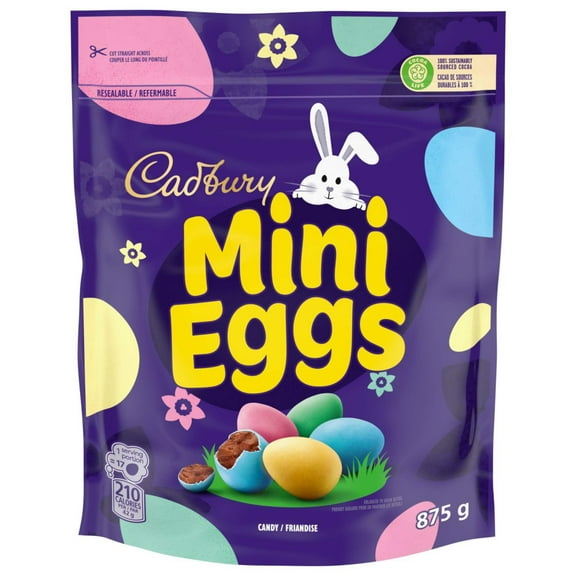 Cadbury Milk Chocolate Mini Easter Eggs, Sharing Size, 875g/1.9 lb