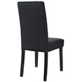 thumbnail image 5 of Modway Confer Dining Side Chair Vinyl Set of 4 in Black, 5 of 5