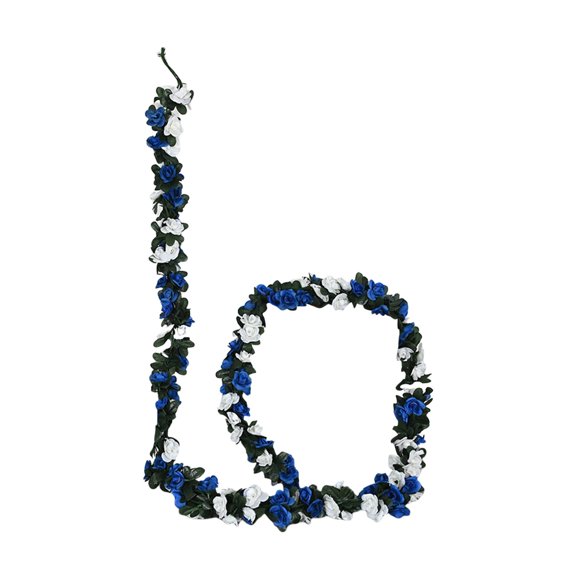 FUYPSE 2026 New Arrivals Artificial Flowers Outdoor Guanhe 8ft Garland Rose Vines Artificial FlowersFlower Vines Hanging Rose for Wedding Arch Garden Background Engagement Reception Decor