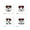 Unframed Version, variant on Gallery Pops Disney Mickey Mouse - Minnie Expressions Wall Art Bundle (4-Pack)