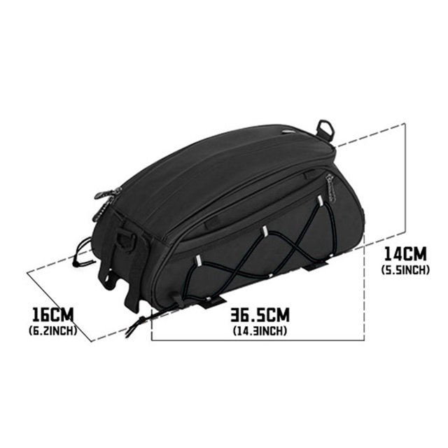 Ciclismo RZAHUAHU Bicicleta Asiento Trasero Tronco Bolsa Equipaje Pack Rack Bag (Estilo A) Likrtyny Para estrenar