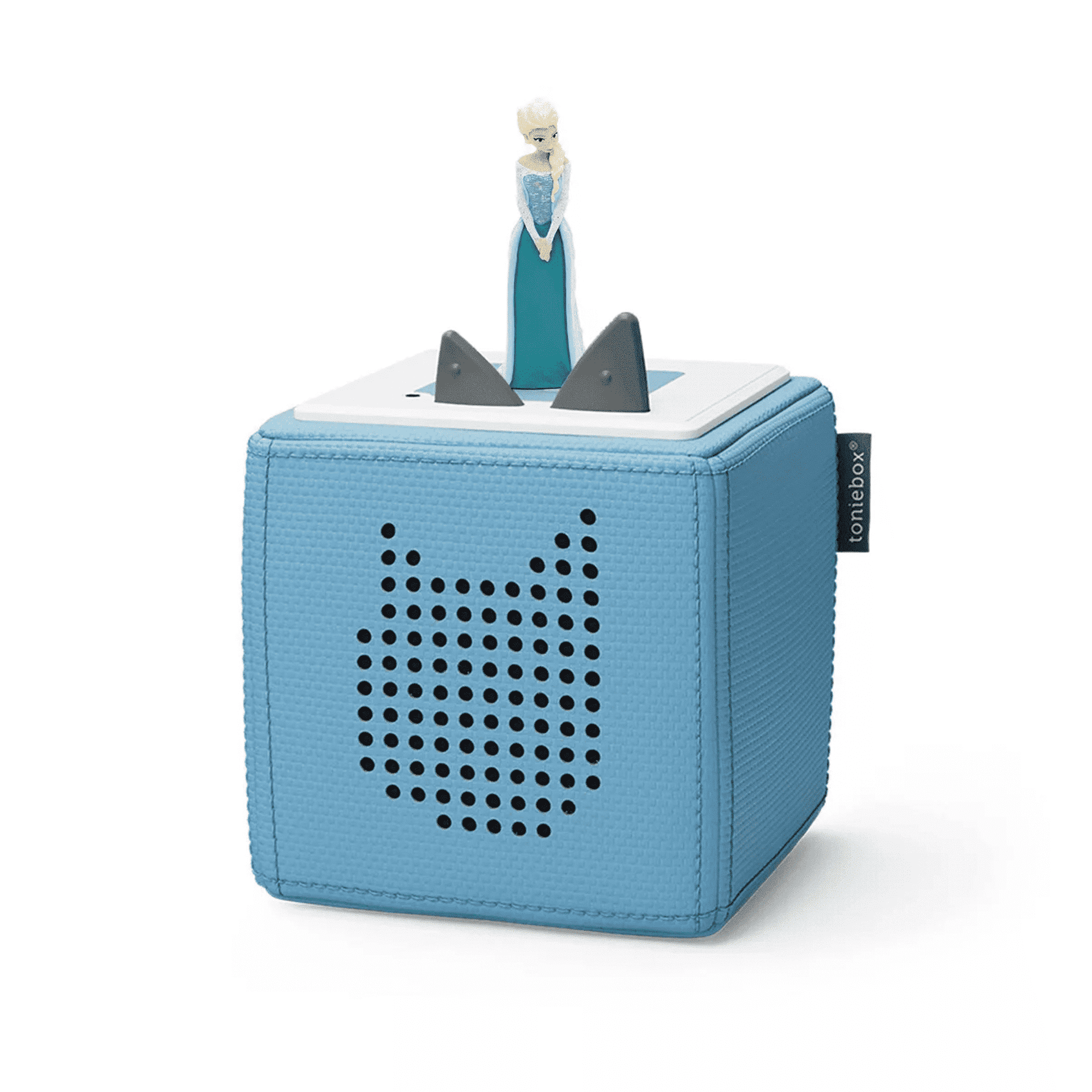 tonies Disney Toniebox 1 Screen-Free Audio Player Starter Set for Kids with Elsa, Age Group 3+, Blue