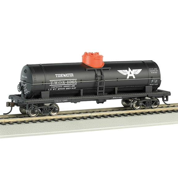 Bachmann Industries HO SINGLE DOME TANK TIDEWATER #1365 BAC17802 HO Rolling Stock