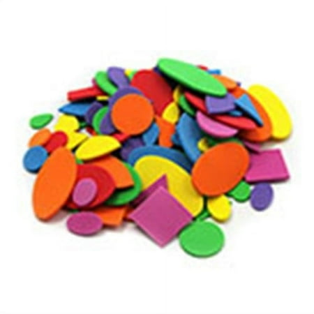 UPC: 0026487705269 | Creative Arts by Charles Leonard Foam Shapes Assorted Colors 264 Pieces/Bag (70526)