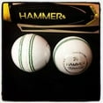 thumbnail image 2 of Hammer Pro/Match White JUNIOR Cricket Ball - Junior Size 4 3/4 OZ (Pack of 1), 2 of 2