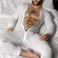 thumbnail image 4 of Pyjama de Nuit une Pièce Long Johns pour Homme Tw, 4 of 5