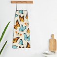 thumbnail image 5 of Fuzoiu Butterflies Print Waterproof Apron, Kitchen Apron for Women Men Chef, Apron for Christmas Dinner Party Cooking Baking Crafting House Cleaning Kitchen, 5 of 7