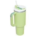thumbnail image 4 of Stanley Quencher H2.0 FlowState Stainless Steel Vacuum Insulated Tumbler with Lid and Straw - 40OZ Citron, 4 of 5