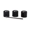 thumbnail image 1 of 4pcs Guitar Bass Dome Control Knobs for Replacement With Spanner, 1 of 3