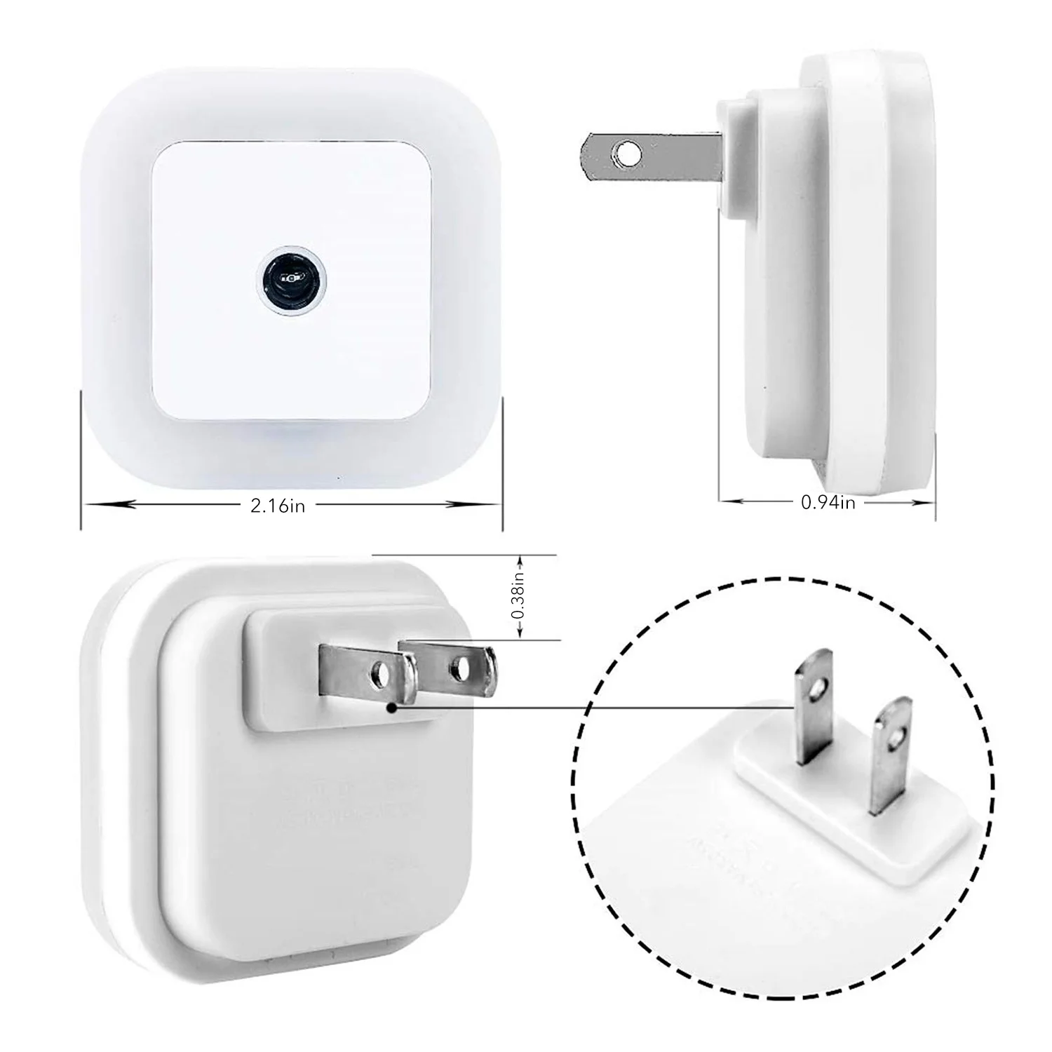 BN-LINK Auto-On/Off Night Lights, 6-Pack, Dusk to Dawn Sensor photo 5
