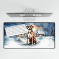 thumbnail image 4 of Hello Winter Boxer Welcome Snowy Night Watercolor Vintage Desk Mat Full Keyboard Mouse Pad Boxers Dog Lover Gifts Idea Large Mousepad - 01011, 4 of 5