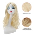 thumbnail image 4 of Long Curly Hair , Large Wave  High Density Easy To Clean Non Fall Off Blond  For Cosplay, 4 of 8