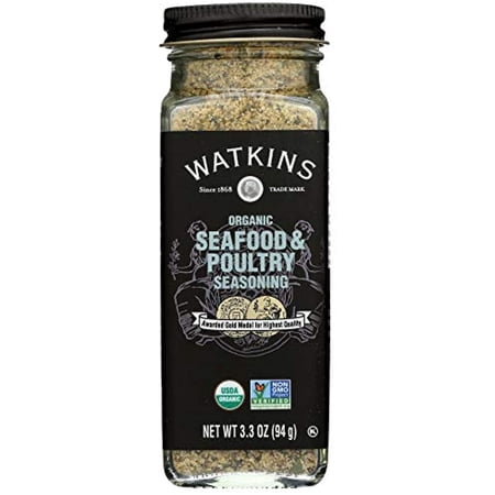 Watkins Gourmet Organic Spice Jar, Seafood & Poultry Seasoning, 3Oz