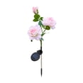 thumbnail image 2 of Solar Faux Flower Lights Waterproof LED Artificial Flower Garden Decor Solar Stake Light for Pathway Lawn Patio Yard Auto On Off Landscape Lighting, 2 of 7
